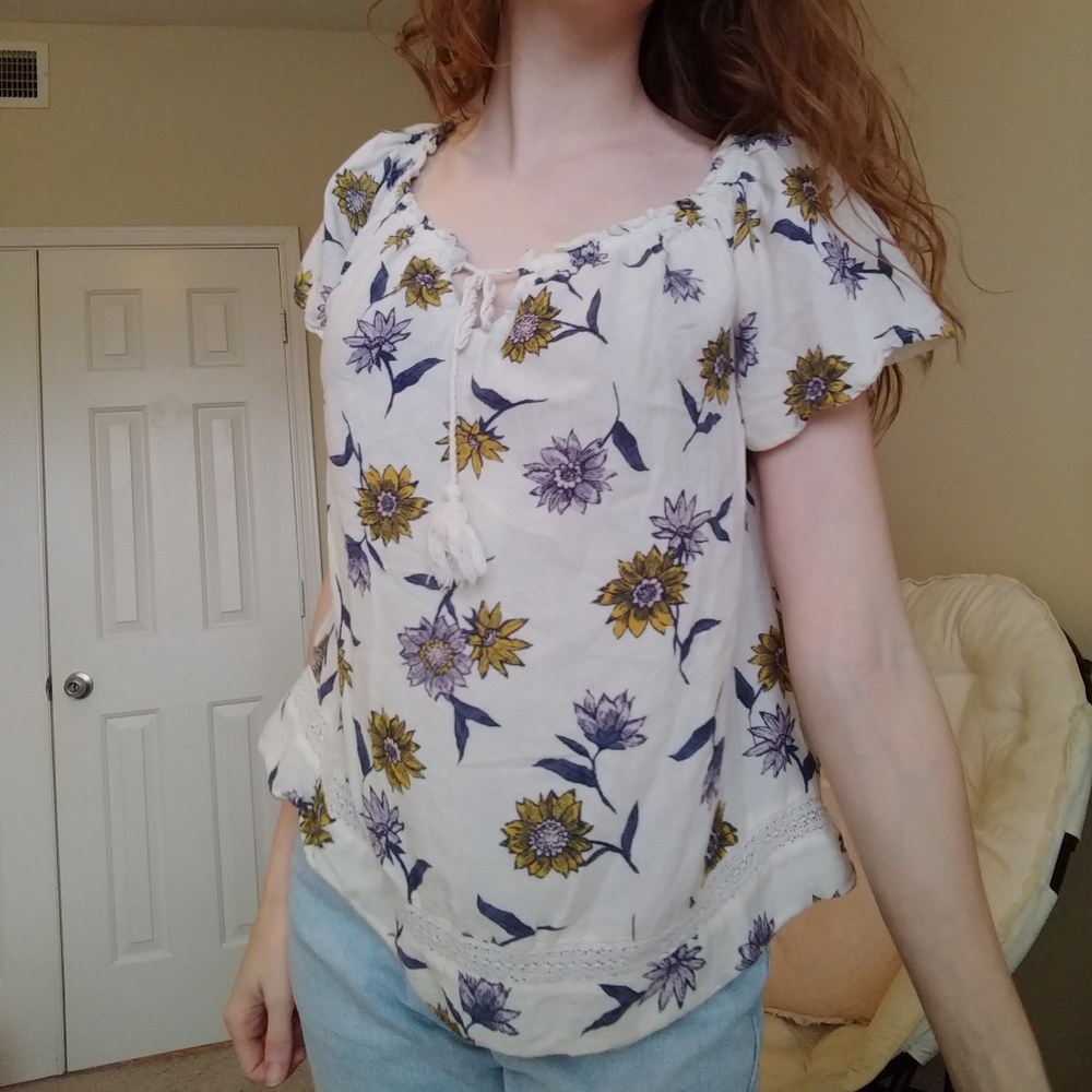 OLD NAVY / FLORAL SHIRT /